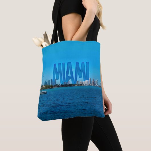 Miami Skyline Tote Bag (Dichtbij)