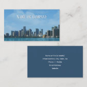 Miami Skyline Visitekaartje (Voorkant / Achterkant)