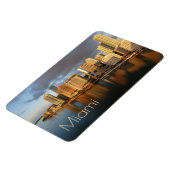 Miami Skyline, Weerkaatsing Magneet (Linkerzijde)