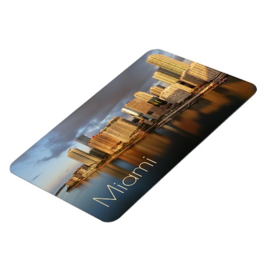 Miami Skyline, Weerkaatsing Magneet (Linkerzijde)