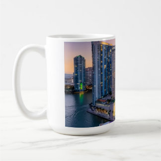 Miami Skyline Zonsondergang met InterContinental H Koffiemok
