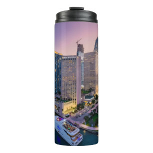 Miami Skyline Zonsondergang met InterContinental H Thermosbeker