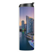 Miami Skyline Zonsondergang met InterContinental H Thermosbeker (Gedraaid links)