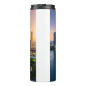 Miami Skyline Zonsondergang met InterContinental H Thermosbeker (Achterkant)