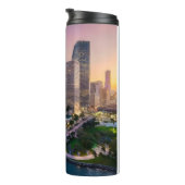 Miami Skyline Zonsondergang met InterContinental H Thermosbeker (Geroteerd rechts)