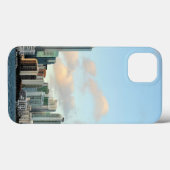 Miami skyscrapers tegen brede heldere hemel Case-Mate iPhone case (Achterkant (horizontaal))