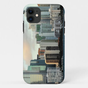 Miami skyscrapers tegen brede heldere hemel Case-Mate iPhone case
