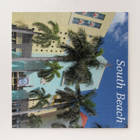 Miami South Beach Art Deco Legpuzzel (Horizontaal)