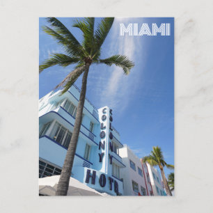 Miami South Beach Florida Art Deco Reizen Briefkaart