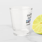 Miami South Beach Florida Bruiloft Geschenk Shot Glas (Links)
