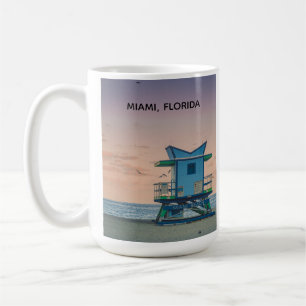 Miami South Beach Florida Life Guard Ocean Koffiemok