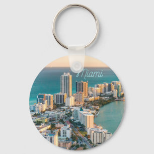 Miami South Beach Florida Ocean Uitzicht Sleutelhanger