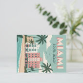 Miami South Beach: kustcharme Briefkaart (Staand voorkant)