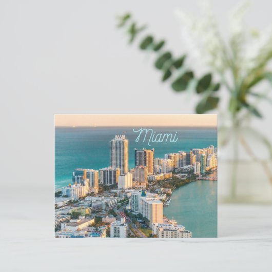 Miami South Beach Ocean Uitzicht Briefkaart (Staand voorkant)