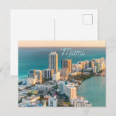 Miami South Beach Ocean Uitzicht Briefkaart (Voorkant / Achterkant)