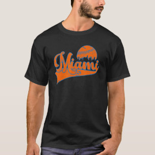 Miami Souvenir Florida Skyline Hometown vintage 1 T-shirt