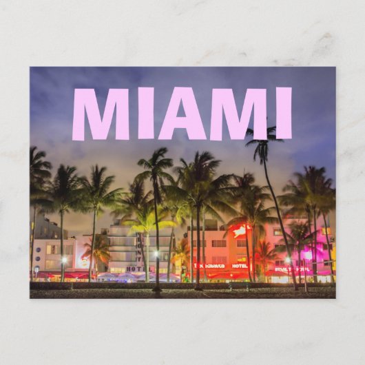 MIAMI SSOUTH BEACH BRIEFKAART (Voorkant)