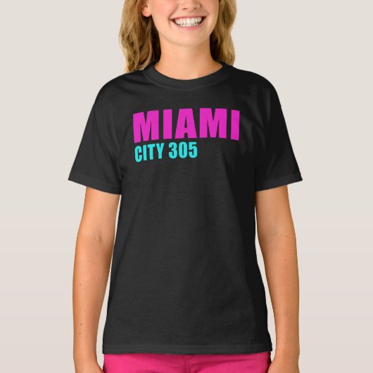 Miami Stad 305 T-shirt (Voorkant)