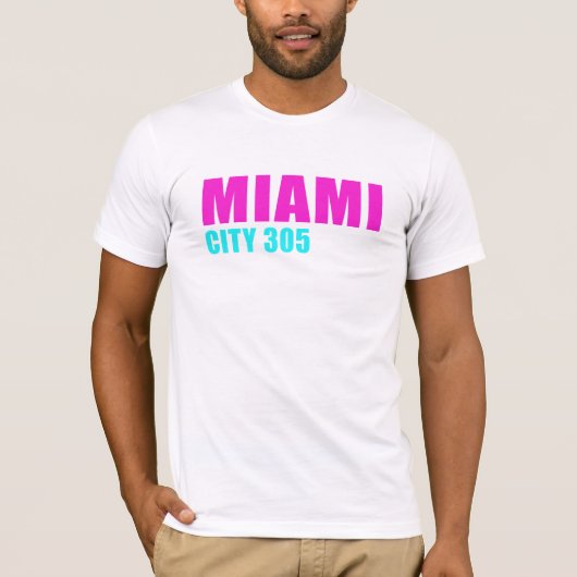 Miami Stad 305 T-shirt (Voorkant)