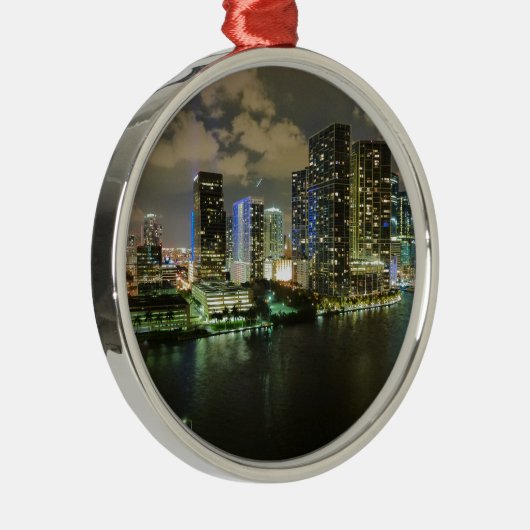 Miami stadsgezicht metalen ornament (Rechts)
