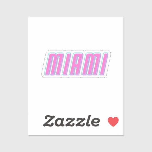 Miami Sticker (Vel)