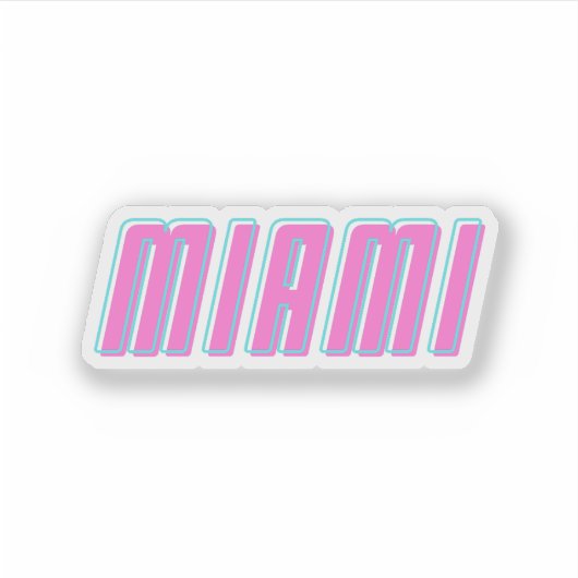 Miami Sticker (Voorkant)
