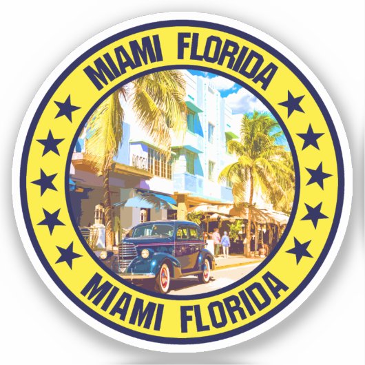 Miami Sticker (Voorkant)