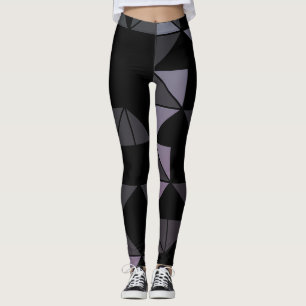 Miami stijl op donker zwart ontwerp leggings