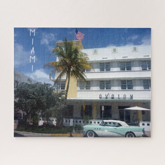 miami strand art deco legpuzzel (Horizontaal)