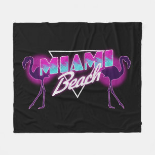 Miami strand fleece deken
