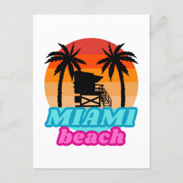  Miami strand Florida Briefkaart