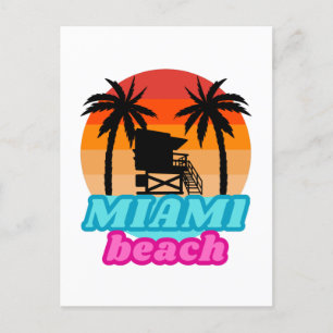  Miami strand Florida Briefkaart
