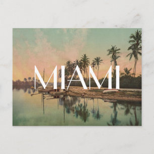 Miami strand foto wanderlust reizen hipste Briefkaart