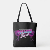 Miami strand tote bag (Achterkant)