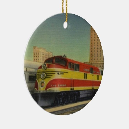Miami Streamliner Keramisch Ornament (Rechts)