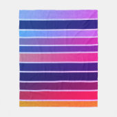 Miami Striped Fleece Deken (Voorkant)