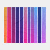Miami Striped Fleece Deken (Voorkant (Horizontaal))