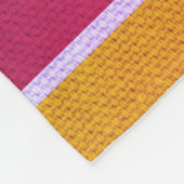 Miami Striped Fleece Deken (Hoek)