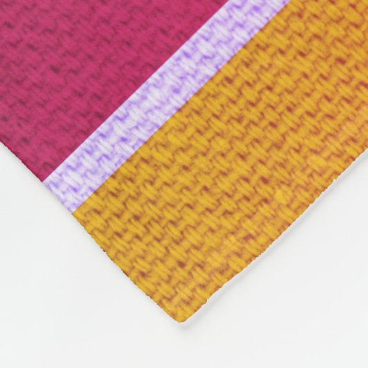 Miami Striped Fleece Deken (Hoek)