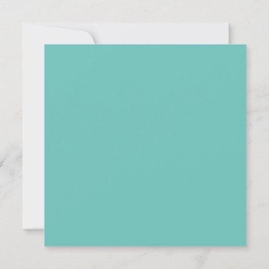 Miami Style Floral Blank Card (Achterkant)