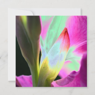 Miami Style Floral Blank Card