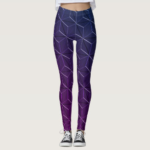 Miami Style geometrisch naadloos patroon Leggings