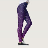 Miami Style geometrisch naadloos patroon Leggings (Rechts)