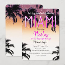 Miami Summer Girls Weekend Bachelorette Party