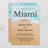 Miami Summer Girls Weekend Bachelorette Party Kaart (Voorkant / Achterkant)