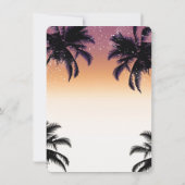 Miami Summer Girls Weekend Birthday Kaart (Achterkant)