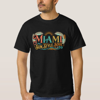 Miami Sun Style Soul T-Shirt – Tropical Lifestyle 
