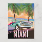 Miami sunset briefkaart (Voorkant)