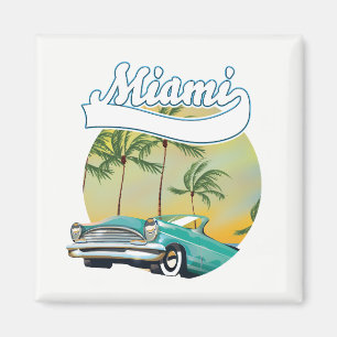 Miami Sunset logo Magneet