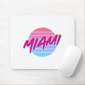 Miami Sunset Neon Colors Style Muismat (Met muis)